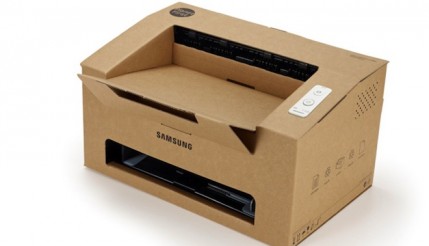 Samsung cria impressora dobrável de papelão